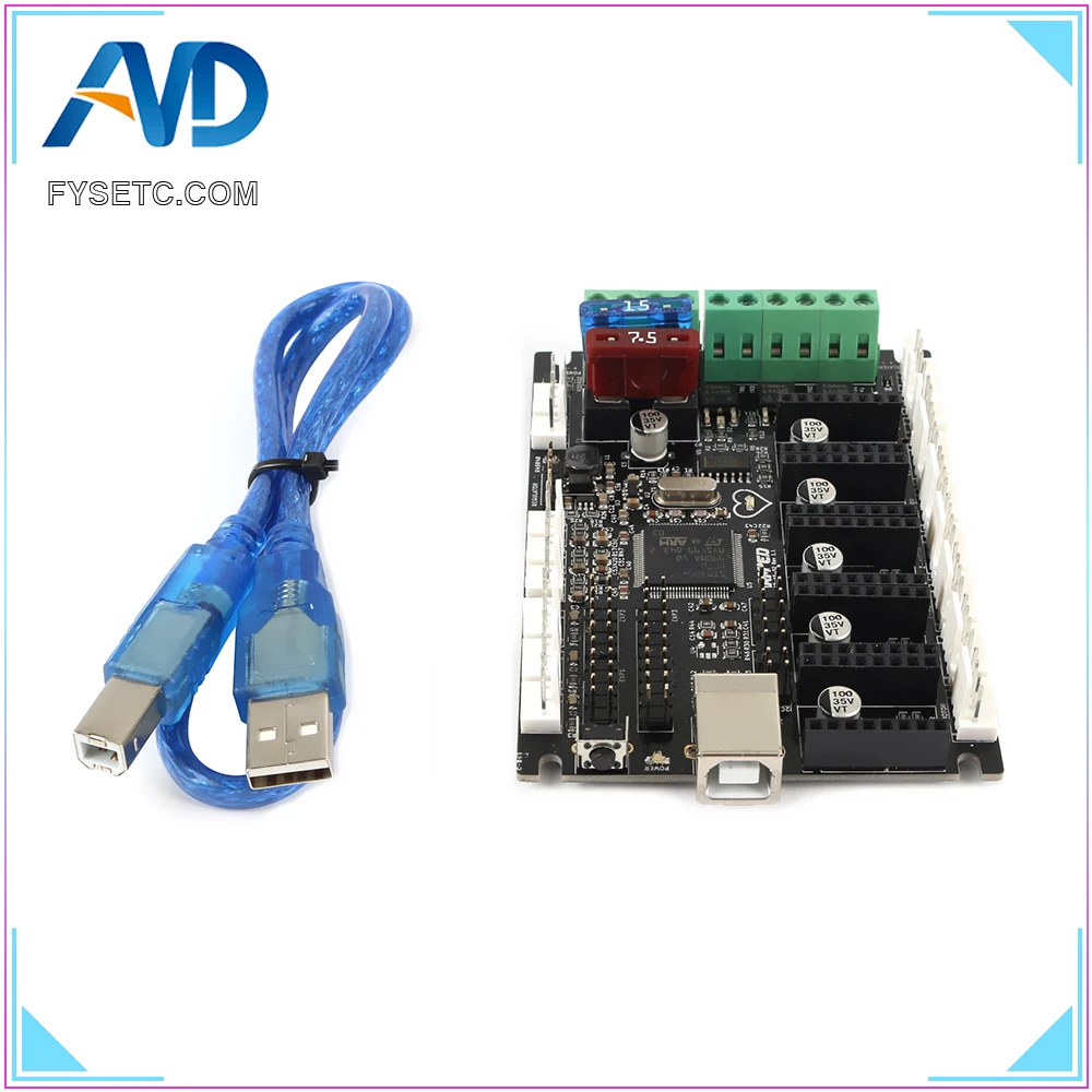 Armed V1.1 32bit Board With I2C SPI and UART Extension Ports Support TMC2130 SPI Dual Power Inputs 3D Printer Control Board