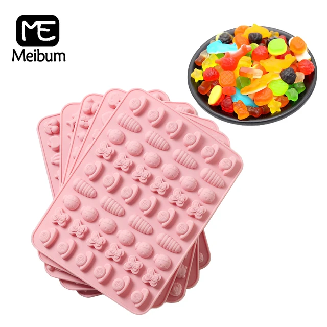 150 Cavities / 3 Trays Gummy Bear Candy Molds Silicone - Chocolate Gummy  Molds with 1 Dropper Non-stick Silicone Candy Molds Nonstick Food Grade