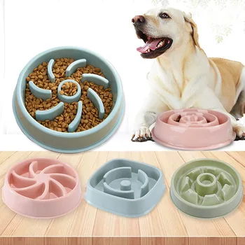 

5 Type Dog Feeder Slow Food Pet Bowl Environmental Protection Durable Non-toxic Prevent Suffocation Health Design Dog Pet Bowl