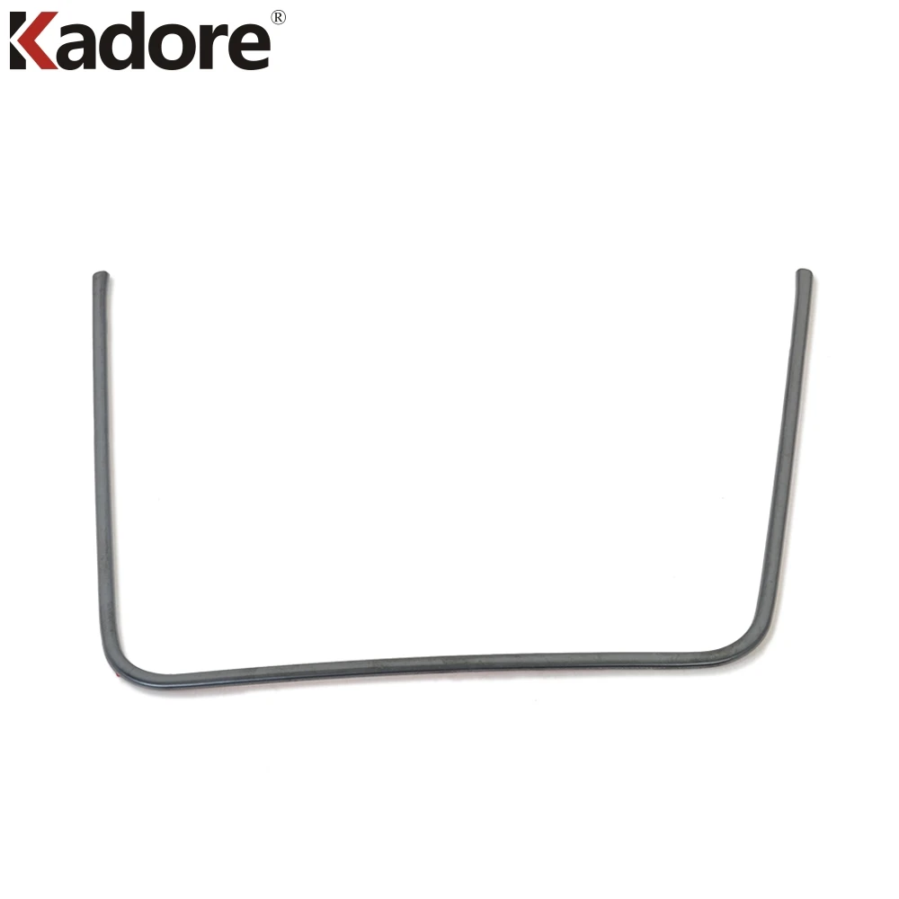 For Kia Rio 4 X-line 2018-2019 Stainless Steel Internal Garnish Storage Box Trim Cover Frame Sticker Strips Decoration Styling