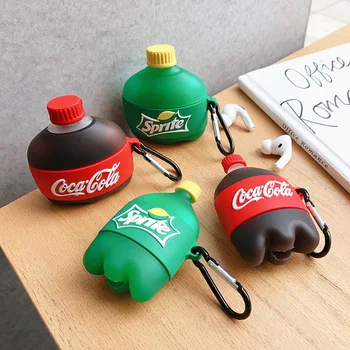 

Teyomi 3D Cute Drink Bottle Style Case For Airpods Pro Case Protective Earphone Headphone Silicone Case For Airpods 1/2 Case