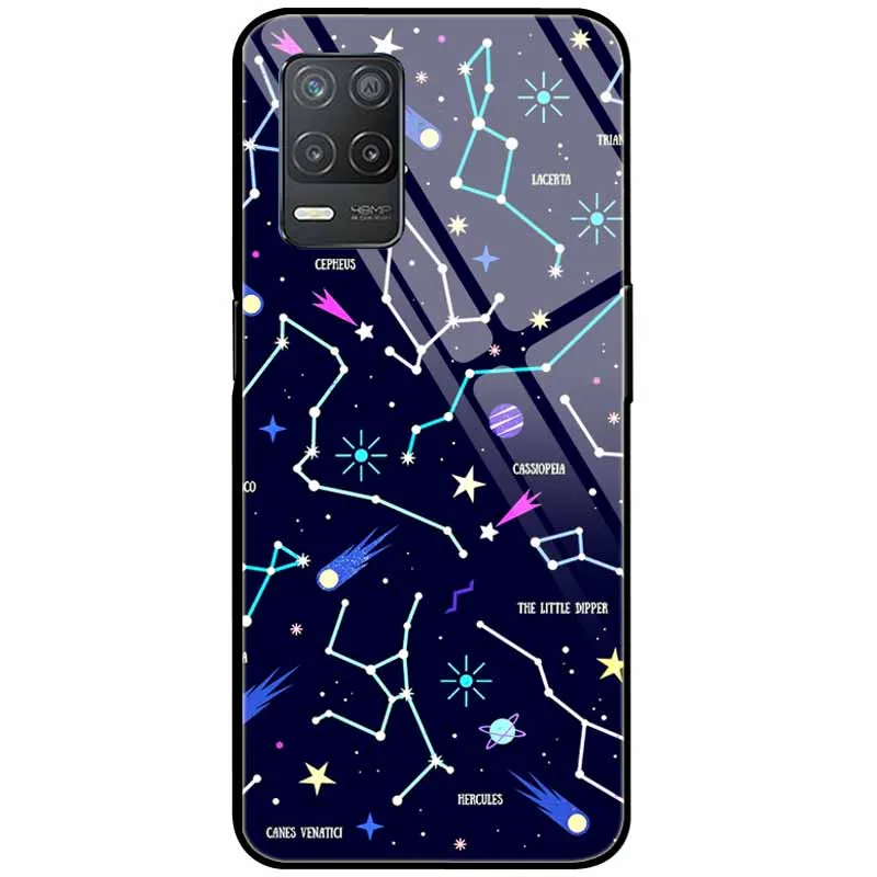 Tempered Glass Hard Protective Back Cover - Cute Design