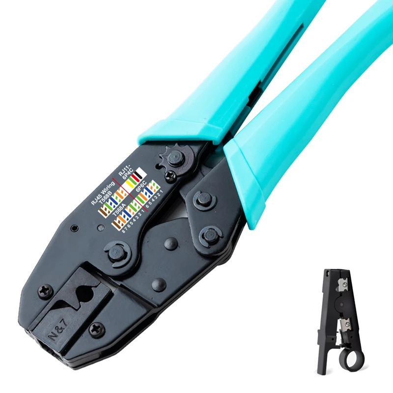 RJ45 инструмент Cat7 щипцы Cat7 Соединительный обжимной инструмент щипцы для кабеля для Cat7 Cat6A экранированный металлический карабин