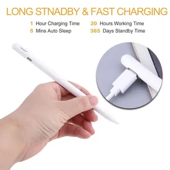 

Stylus Pen Rechargeable Digital with Type-C Automatic Standby Sleep Mode Smooth Writing for i-Pad 6th/7th