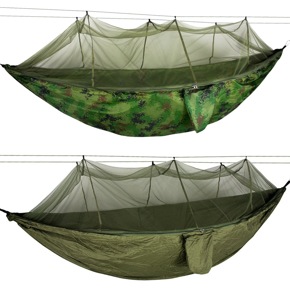 Double Person Outdoor Camping Tent Hanging Hammock Bed Mosquito Net climbing 
