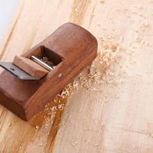 Mini planeador de madeira, planeador de madeira, ferramenta plana, fundo, ferramentas de aparação de madeira para carpinteiro, ferramenta para artesanato de madeira