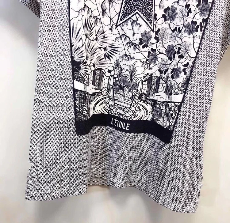 Svoryxiu дизайнерские весенне-летние хлопковые льняные футболки женские винтажные с тотемным принтом Модные топы с коротким рукавом женские футболки