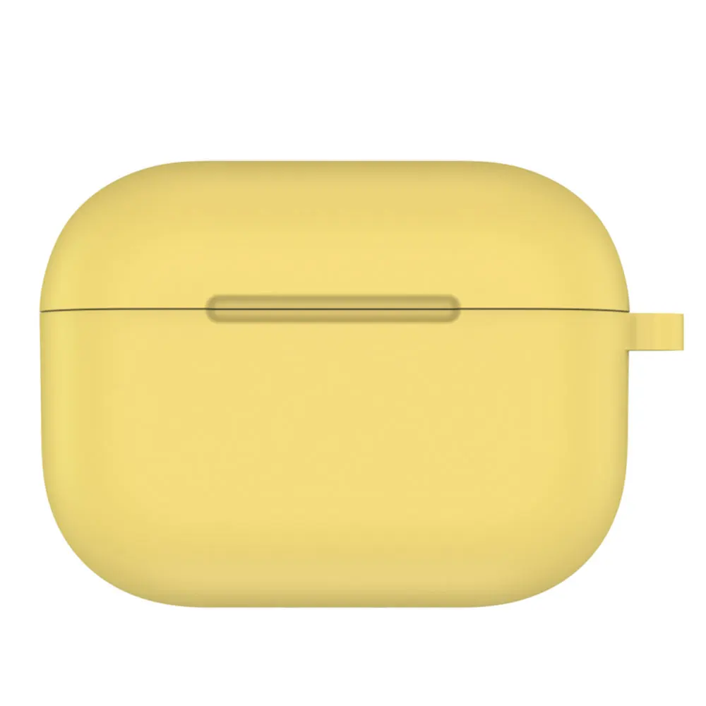 Для AirPods Pro Чехол Силиконовый круглый нижний чехол беспроводной Bluetooth наушники защитный чехол против царапин с вешалкой