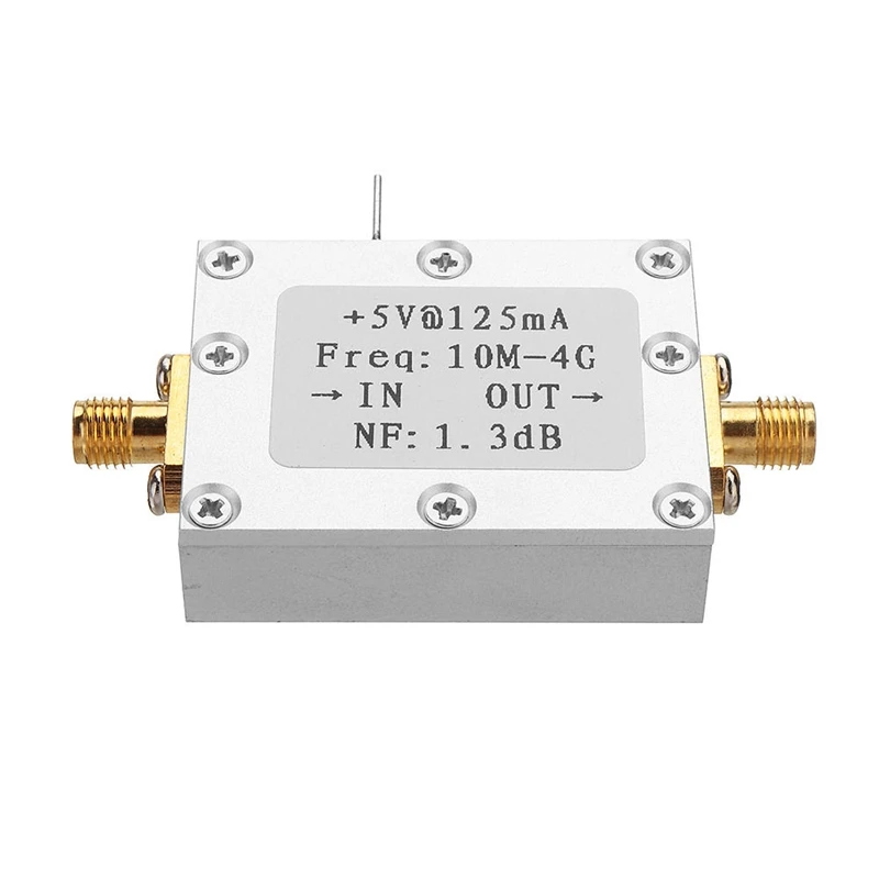 

Ultra Low Noise Amplifier LNA High Linearity 21DB 10M-4G High Gain Wideband Amplification Module