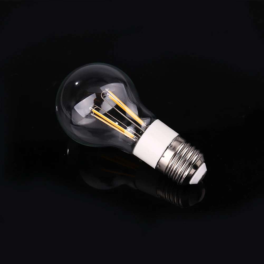 E27 AC/DC12V 4 Вт лампа edison Стекло прозрачный светильник лампа