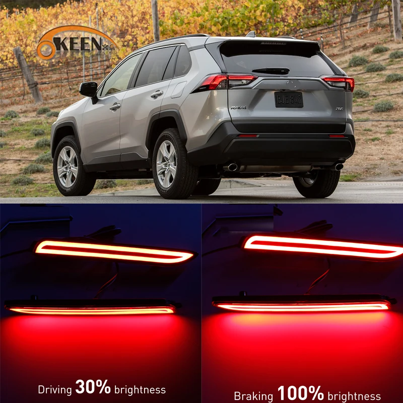 2 предмета в комплекте для светодиодный задний бампер светильник Toyota Previa RAV 4 RAV4 2019