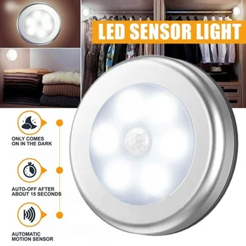 

Infrared PIR Motion Sensor 6 LED Night Light Wireless Detector Light Wall Lamp Auto On/Off Closet Sensor Light led night light