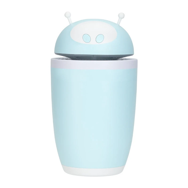 Blue Mini Cartoon Spaceman Humidifier Air Aroma Essential Oil Diffuser Led Ultrasonic Aroma Aromatherapy Humidifier - Цвет: Blue