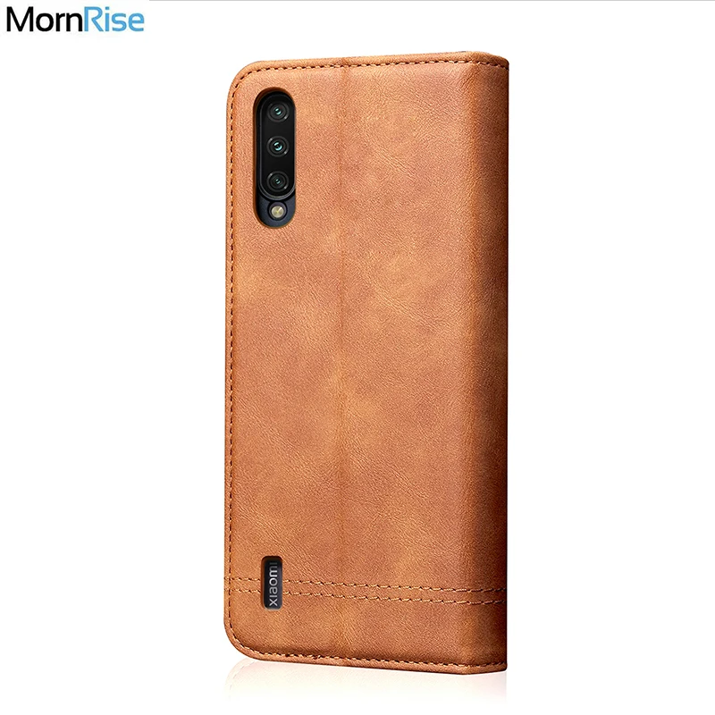 Тонкий кожаный флип чехол для Xiaomi mi 9 lite Магнитный подставка карт мягкий Pro 5G