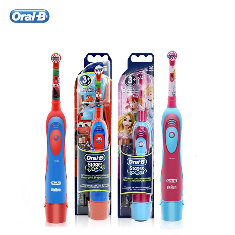 Oral B Детская электрическая зубная щетка с Repalceable головка щетки Водонепроницаемый