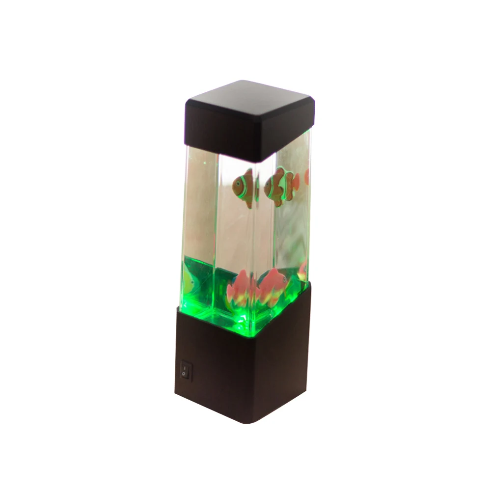 

LED Lights Jellyfish Water Ball Aquarium Tank Lamp Relax Bedside Mood Light for Home Decoration Magic Lamp Gift Drop ship