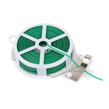 

Gardening Plant Bush Flower Cable Tie 20/50/100M TSLM2 Garden Twist Tie Cable Tie Plastic Cable Tie Wire Cable Reel With Cutter