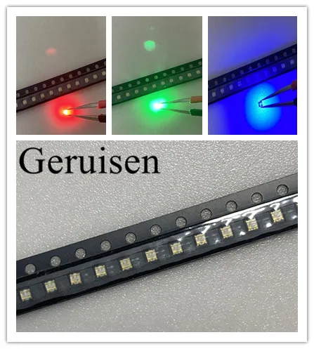 1000 шт BGR SMD 0603 Общий Анод RGB светодиодный 0606 Led Diode 4-Bin 1 6*1 6*0 55 мм красочный