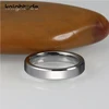 4mm Original Color Tungsten Carbide Wedding Band Couple Rings Beveled Edges Polished Comfort Fit 4