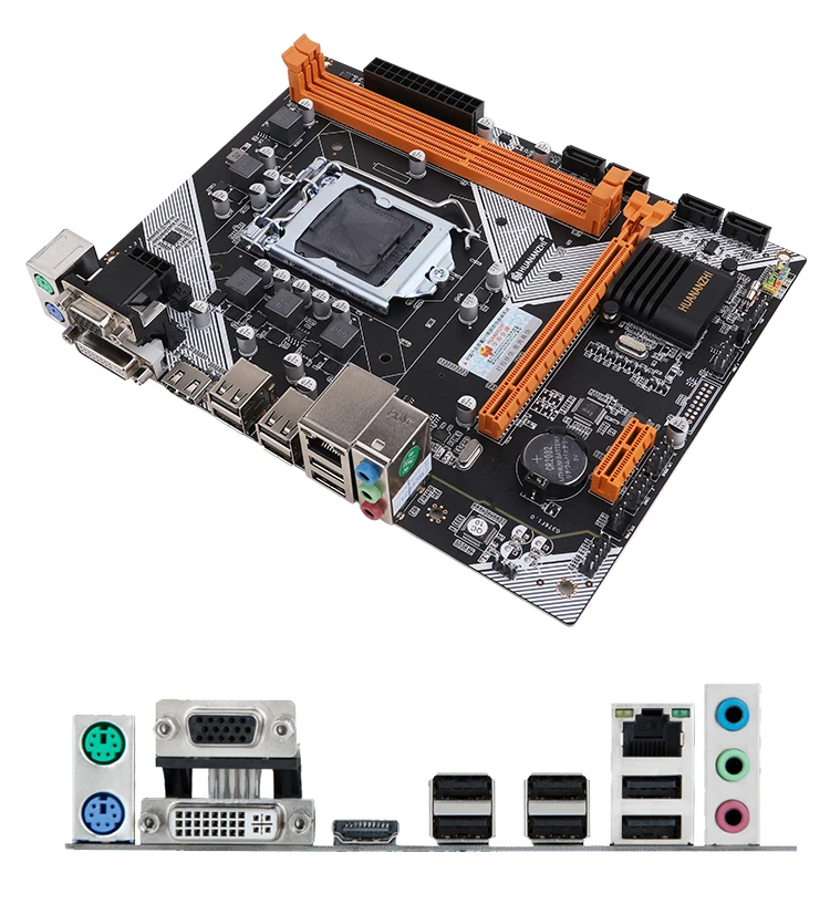 Материнская плата Huananzhi H61 разъем LGA 1155 для intel I3 I5 I7 ЦП Xeon DDR3 ОЗУ компьютера mianboard