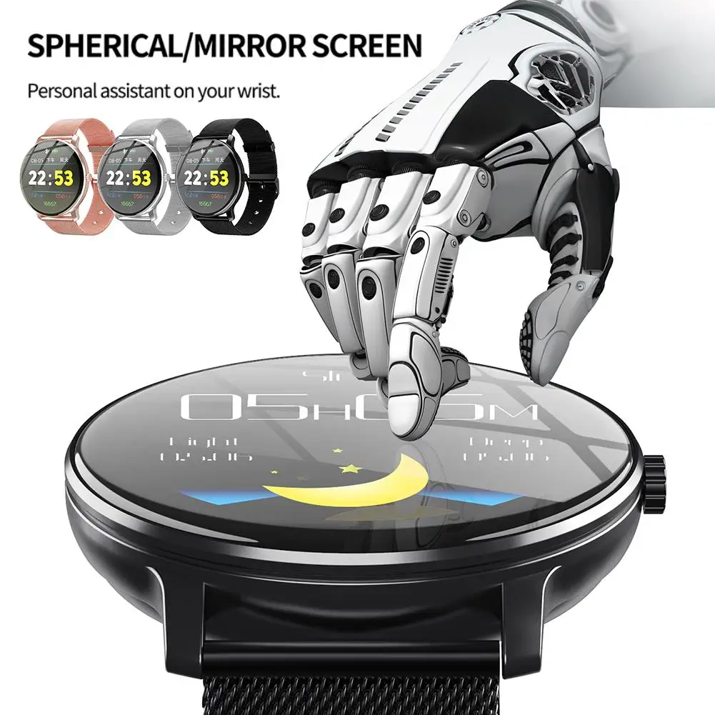 Модные спортивные часы умный Браслет R88 круглый экран Bluetooth кислородный мониторинг сна Обнаружение вызова напоминание IP67 водонепроницаемый