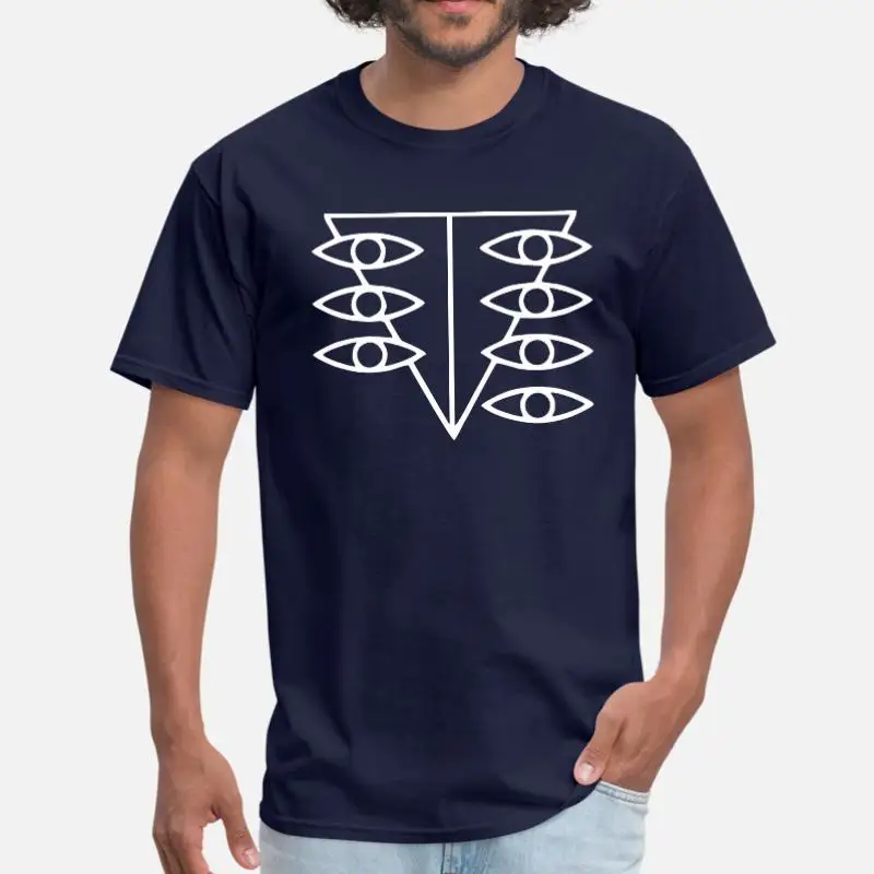 Men-Navy Blue Трикотажная футболка Seele Evangelion для мужчин и женщин, черная футболка для мужчин, S-5xl одежда больших размеров - Цвет: Men-Navy Blue