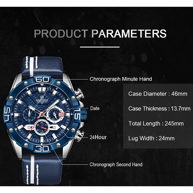 Navy Force Chronograph Wristwatch