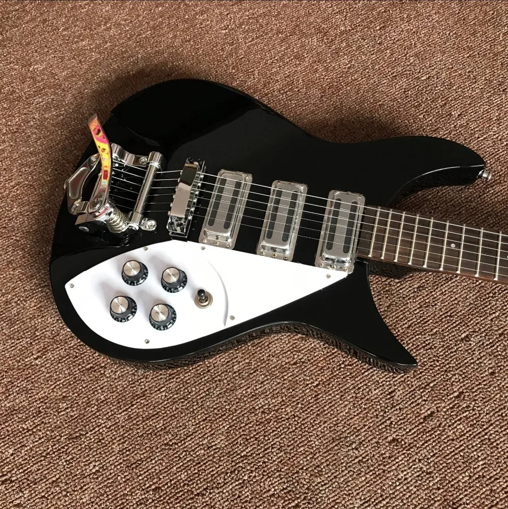 Новое поступление rickenback 360 электрогитара Ricken 325 3 пикапы электрогитары Rick гитара черного цвета gitaar