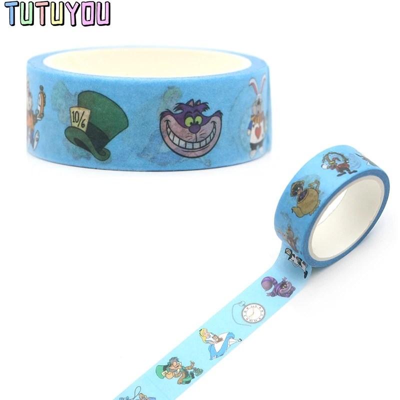 PC289 Wholesale 20pcs /lot Alice Decorative Paper Washi Tape DIY Scrapbooking Masking Tapes School Office Supply