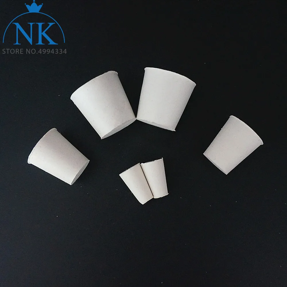 20pcs/lot 000#-4# Rubber stopper, erlenmeyer flask plug bottle stopper, test tube stopper