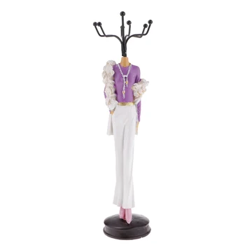 

Jewelry Display Stand Rack Holder Shelf, Resin Female Model, Wedding Decor