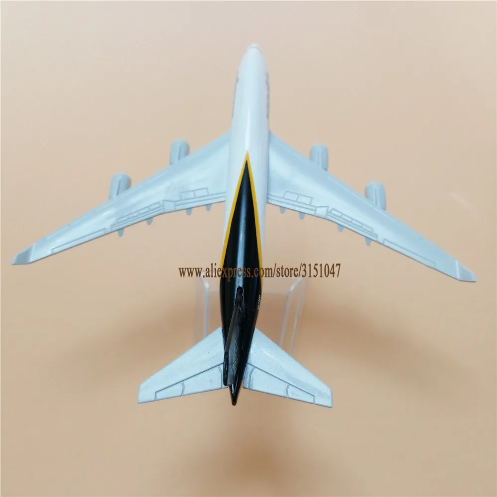 16 см Air по всему миру услуги UPS B747 Boeing 747 400 Airlines модель самолета Модель сплав металл