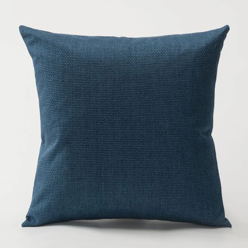 

Decorative Pillows Modern Light Luxury Cushion Cover 50x50cm Solid Color Linen Throw Pillow Car Home Sofa Decoration Cushions