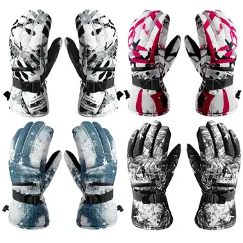 

Hot Sale Skiing Gloves Delicate Design Ski Gloves Unisex Winter Outdoor Snowboard Gloves for Mountain Climbing Cycling