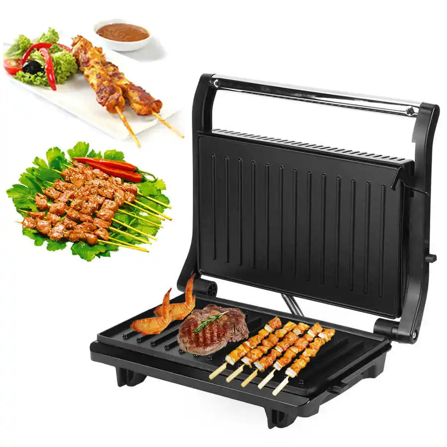 

Multifunctional Grill Smokeless Barbecue BBQ Tools Household Breakfast Machine Double Heating Picnic Supplies