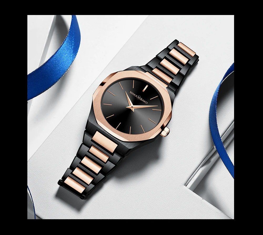 Японский механизм, высокое качество, водонепроницаемые женские часы из нержавеющей стали, топ класса люкс, бренд, новинка, золотые, черные, квадратные женские наручные часы