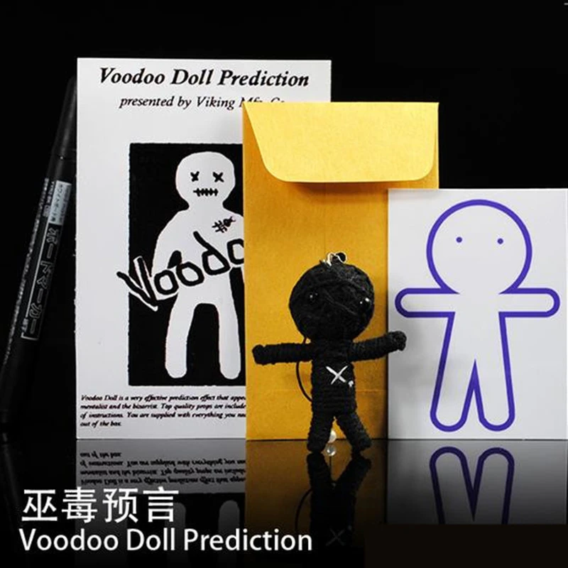 Voodoo Doll Prediction Gimmick Fantasy Supernatural Prophecy Street Magic Close Up Magic Mentalism Magic Tricks Magic Tricks Magic Tricks Free Shippingstreet Magic Aliexpress
