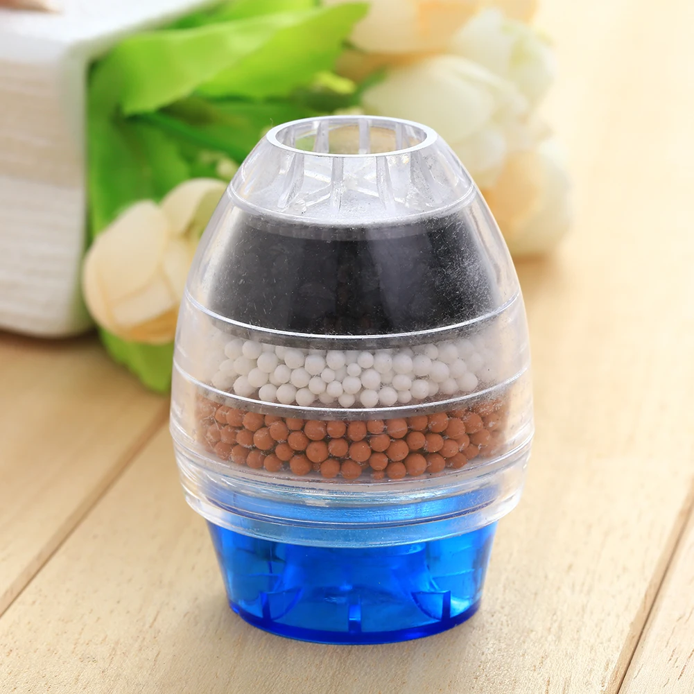 Water Tap Faucet Purifier 5 Layer Filter Anion Bamboo Penetration Color Random