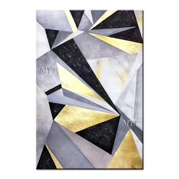 

Loveliness Irregular Stereogram Abstract Oil Painting Wall Art Home Decor Picture Modern On Canvas 100% Handpainted No Framed