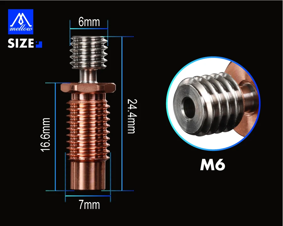 calor titanium & cobre 3d bocal da