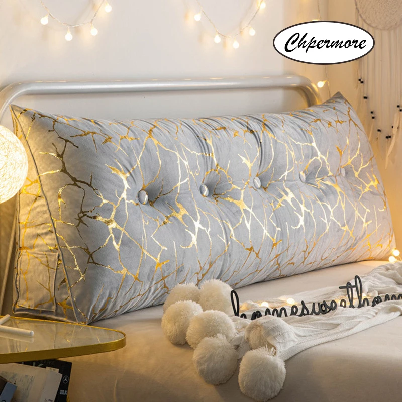 Chpermore nuevo estilo de moda lavable larga almohadas Simple de cojín de cama doble cama Tatami bolso suave extraíble almohada para dormir