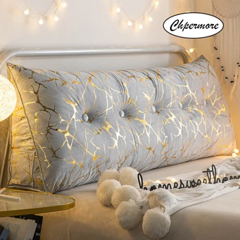 

Chpermore New Style Fashion Washable Long pillows Simple Bed Cushion Double Tatami Bed soft bag Removable pillow For Sleeping