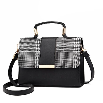 

Women Fashion PU Leather Shoulder Small Flap Crossbody Handbags Top Handle Messenger Bags High Quality Luxury Ladies Hand Bag