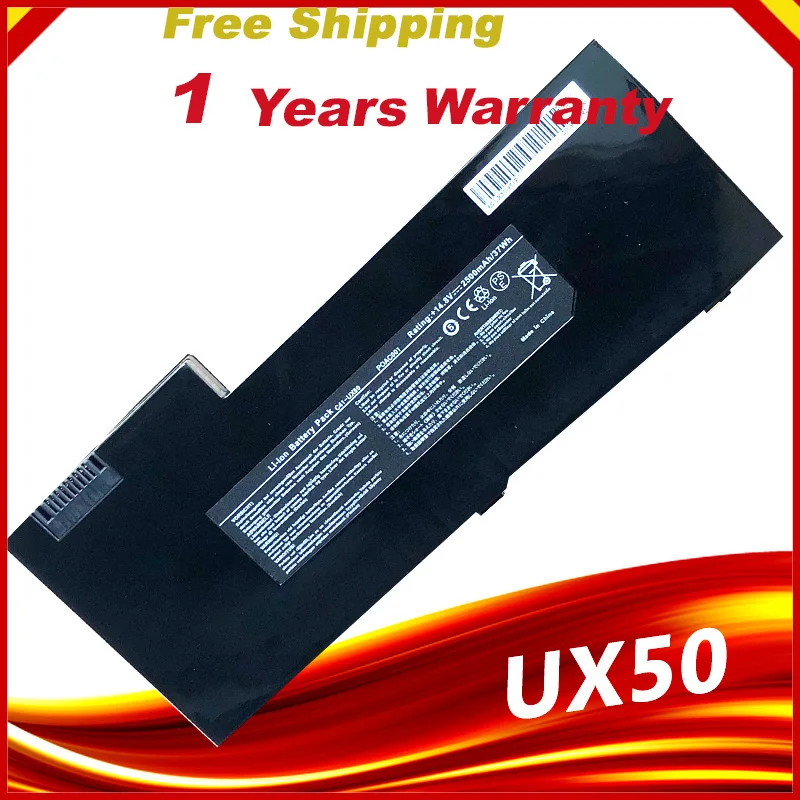 Аккумулятор для ноутбука asus C41-UX50 P0AC001 POAC001 UX50 UX50V UX50V-RX05 UX50V-XX004C 4 ячейки batteria akku