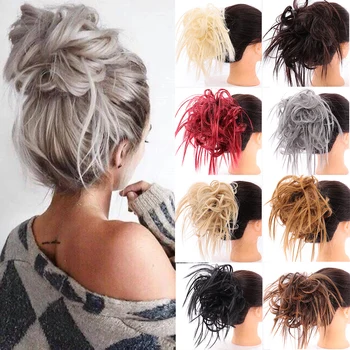 

MUMUPI synthetic rose hair bun Bagel hair Donut hair Bun hair chignon hairstyle ponytail hair clips holder hair string