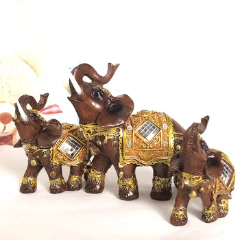 

New product elephant home decoration sitting room TV ark Furnishing articlesc reative baby elephant feng shui decoration gifts