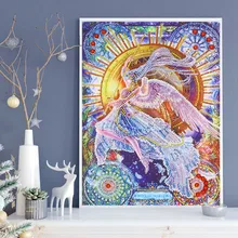 C 5D алмазная картина фото на заказ абстрактный горный хрусталь крест Ctitch полный Алмазная Вышивка картина украшение стены DIY FS06