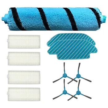

Soft Brush Side Brush Water Tank HEPA Robot er Mops Replacement for Conga 4090 Vacuum Cleaner