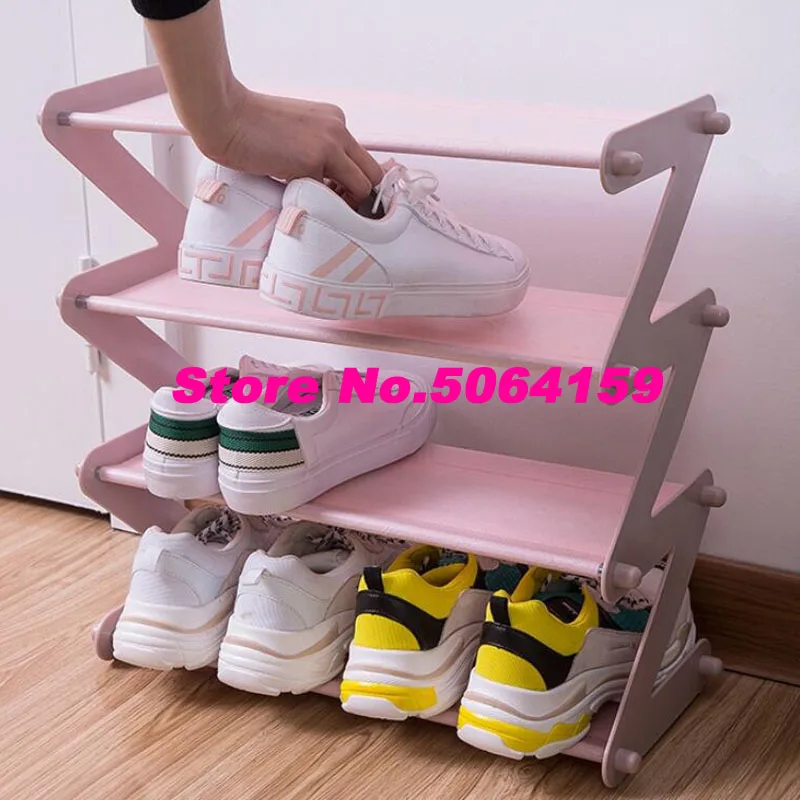 Multi-Layer Movable Simple Shoe Cabinet Household Living Room Sports Shoes  High Heels Storage Rack Bag Sundries Organizer - AliExpress