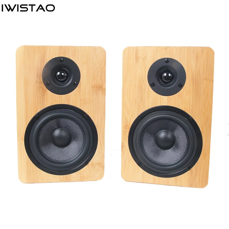 banaan Smelten Gesprekelijk Iwistao 5 Inch 2 Weg Boekenplank Luidspreker Passieve Surround Desktop Home  Theater Bamboe Kast Hifi Audio|Boekenplank Luidsprekers| - AliExpress